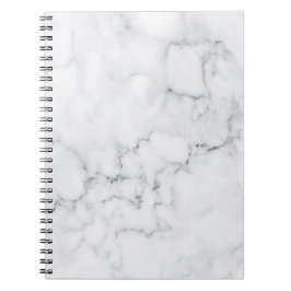 White Marble Notebook Anteckningsbok