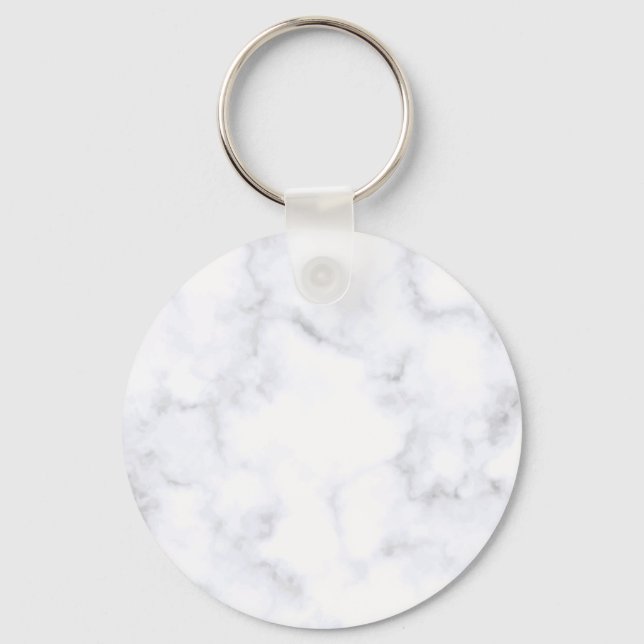 White Marble Nyckelring (Framsida)