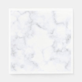 White Marble Pappersservett