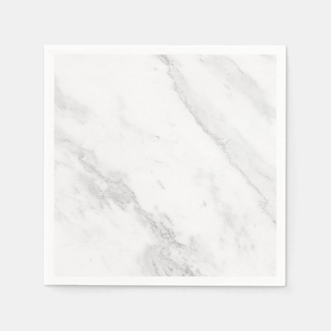 White Marble Pappersservett (Framsidan)