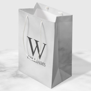 White Marble Personlig Monogram och Namn