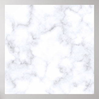 White Marble Poster