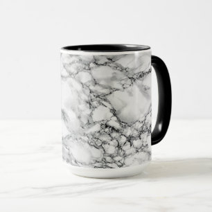 White Marble Stone Mugg