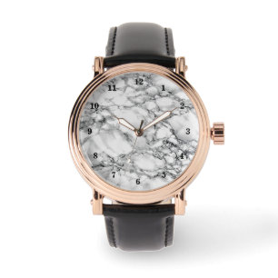 White Marble Stone Watch Armbandsur