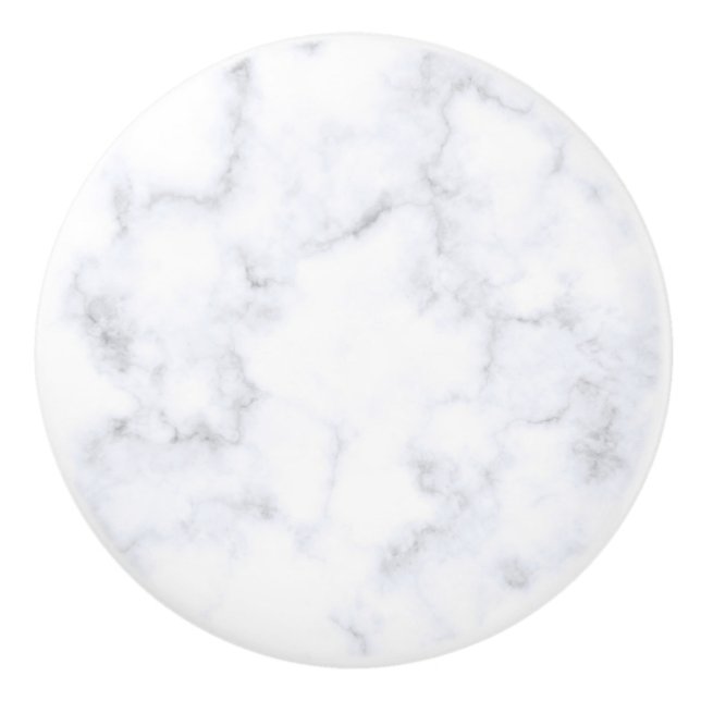White Marble Struktur Knopp (Framsidan)