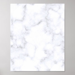 White Marble Struktur Poster