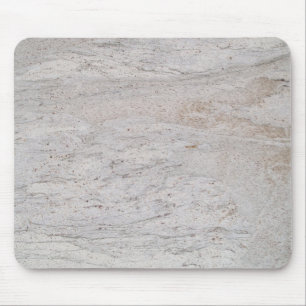 White Marble Swirled Mousepad Musmatta