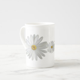 White Marguerite Daisy Flowers Benporslin Mugg
