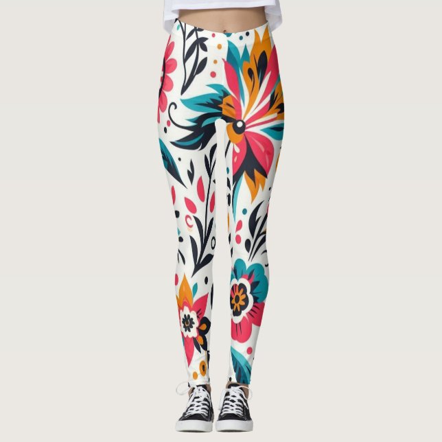 White mexican leggings (Framsida)
