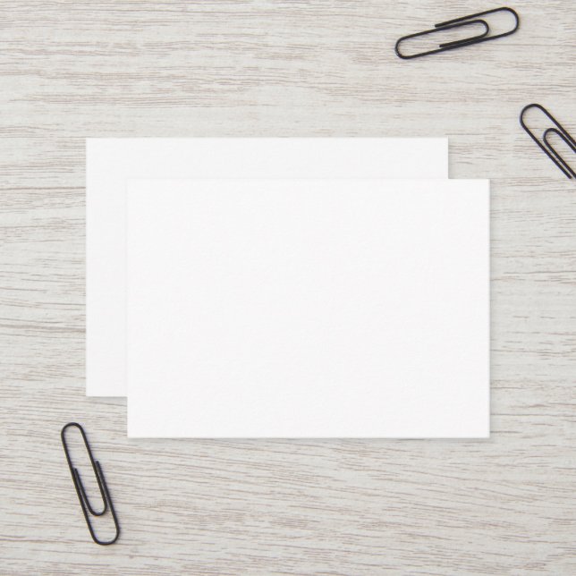 White Mighty Affärskort Visitkort (Fram/Back In Situ)