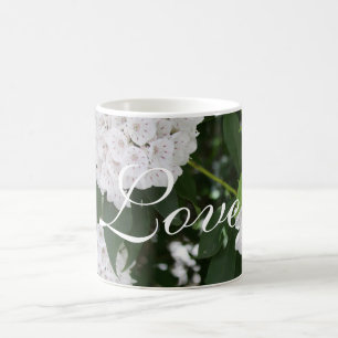 White Mountain Laurel Flowers Kaffemugg