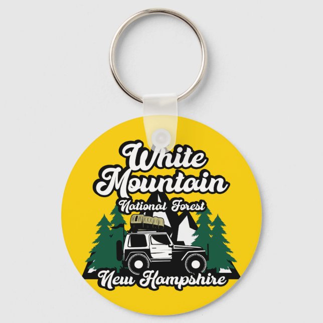 White Mountain National Forest New Hampshire Nyckelring (Framsida)