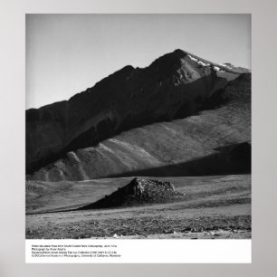 White Mountain Peak, juni 1964 av Ansel Adams Poster