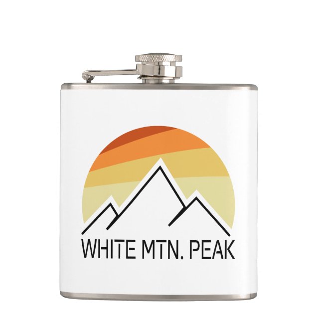 White Mountain Peak Kalifornien Retro Fickplunta (Framsidan)
