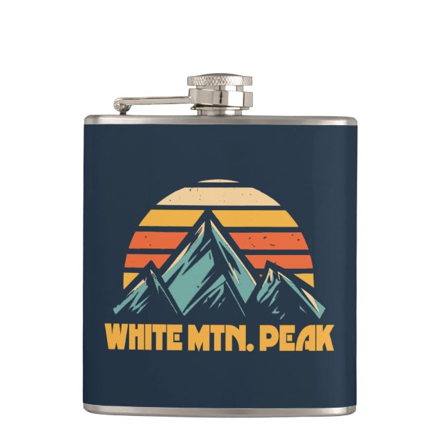 White Mountain Peak Kalifornien Retro Turkos Fickplunta (Framsidan)
