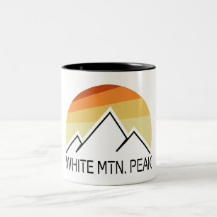 White Mountain Peak Kalifornien Retro Två-Tonad Mugg