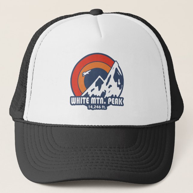 White Mountain Peak Kalifornien Sun Eagle Keps (Framsida)