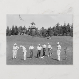 White Mountains Golfare, 1910 Vykort