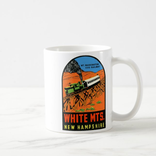 White Mountains New Hampshire  Kaffemugg (Höger)