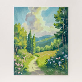White Mountains | New Hampshire Landscape Painting Pussel