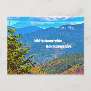 White Mountains New Hampshire Postcard Vykort