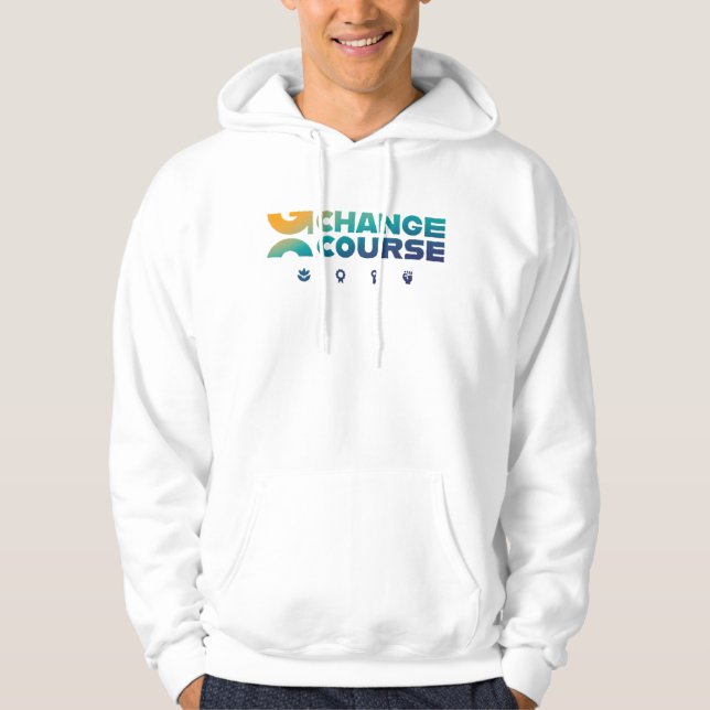 White Mural Hoodie (Framsida)