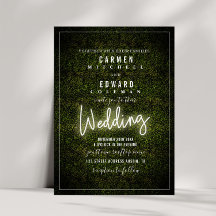 White Neon Sign Boxwood Bröllop