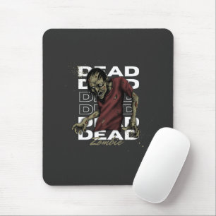 White och Brown Dead Zombie Mousepad Musmatta