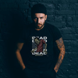 White och Brown Dead Zombie T-Shirt