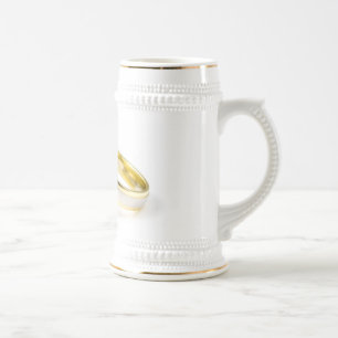 White och Guld Bröllop Ringar Stein av Petr Kratoc Sejdel