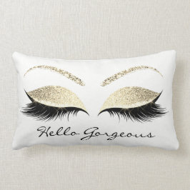 White Öga Makeup Lash Hej Gorgous Champaigne Lumbarkudde