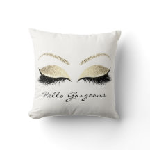 White Öga Makeup Lash Hej Gorgous Guld Spark