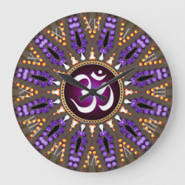 White OM Energy Bohemian Sunshine Stor Klocka