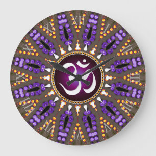 White OM Energy Bohemian Sunshine Stor Klocka