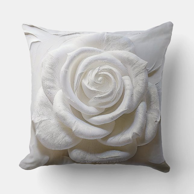White On White - Skuldad Ro Kudde (Framsida)