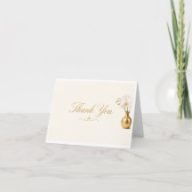 White Orchid Gold Vas Kort | Lyx Tacksamhet