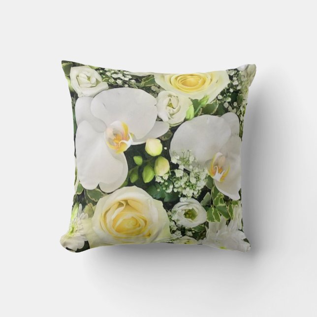 White Orchid Kudde (Framsida)