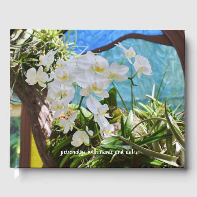 White Orchids Guest Bok (Framsida)