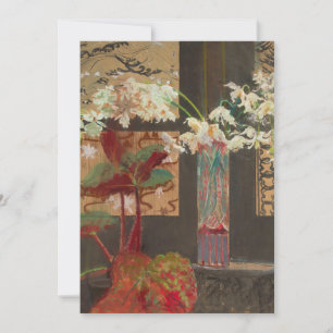 White Orchids och Peony Leon Wyczółkowski