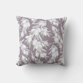White Outline Berry Cushion Kudde