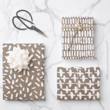 White Paint Rustic Kraft Simple Elegant Jul