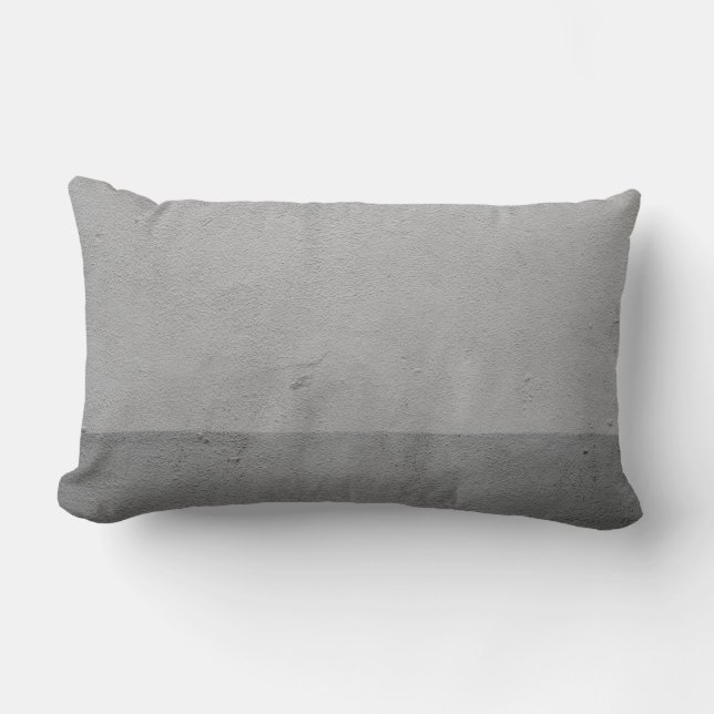 White painted wall lumbarkudde (Framsida)