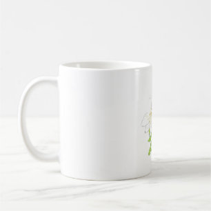 White Påsk Lily Kaffemugg