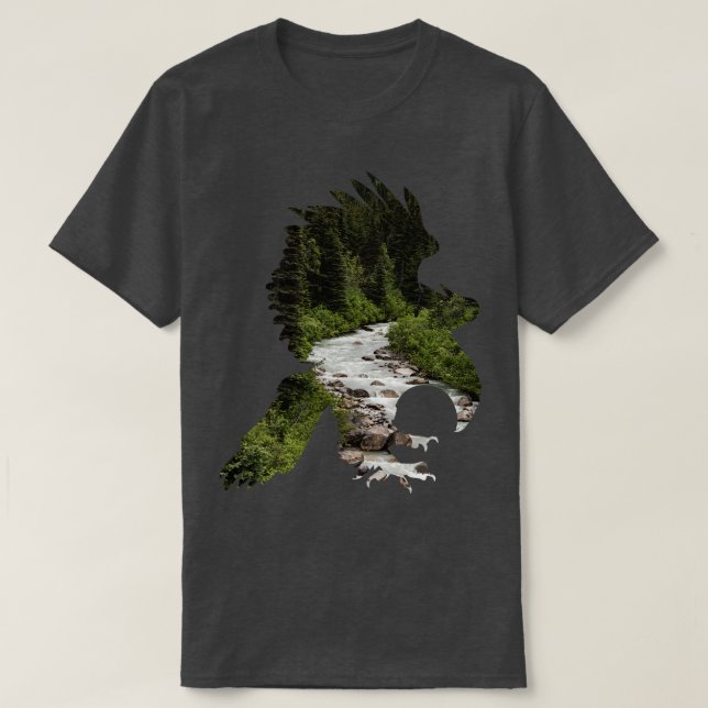 White Pass Yukon Route Scenery TShirt T Shirt (Design framsida)