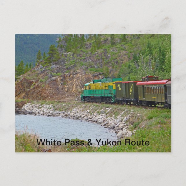 White Pass & Yukon Route Scenic Railroad Vykort (Framsida)