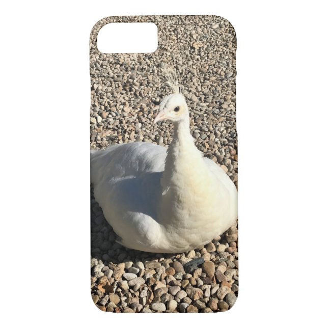 White Peacock, Idaho Case-Mate iPhone Skal (Baksida)