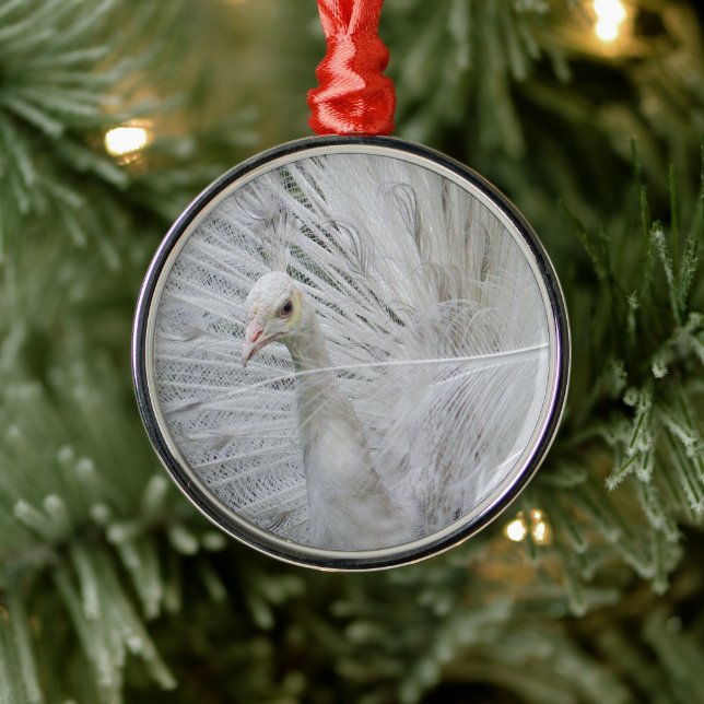 White Peacock Ornament (Träd)