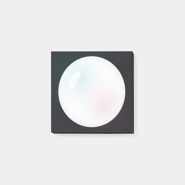 White Pearl Post-it Notes Block (Framsida)