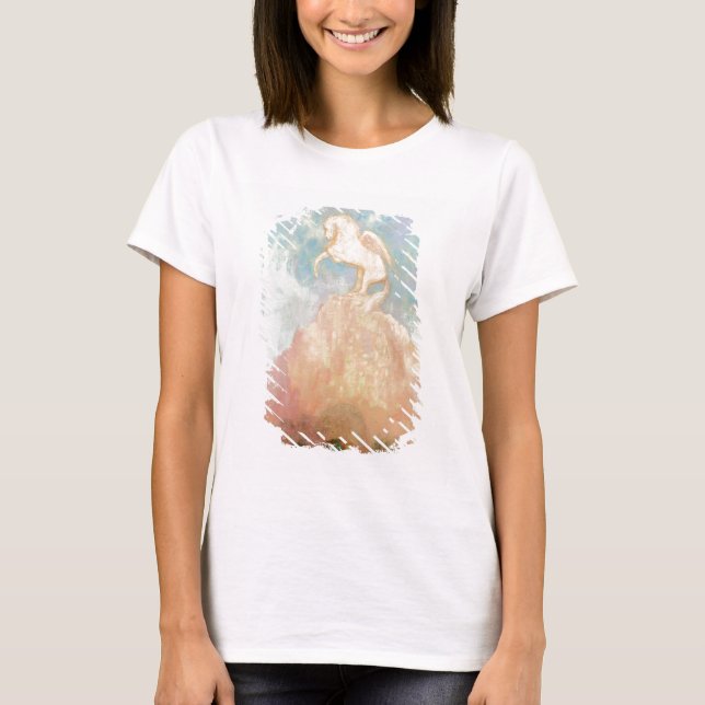 White Pegasus, c.1908 (olja på canvas) T-shirt (Framsida)