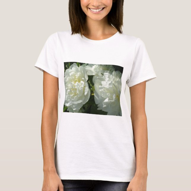 White Peonies Tee (Framsida)